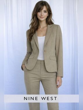 NWOT Nine West Two-Piece Pant Suite Size 4